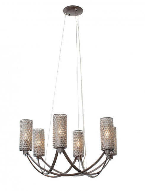 Varaluz 244C06SL Casablanca 6-lt Chandelier