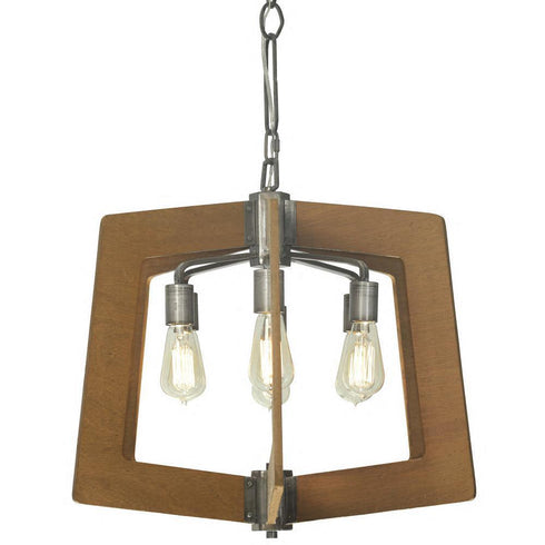 Varaluz Lofty 6 Light Chandelier Steel Wheat Model: 268C06SLW