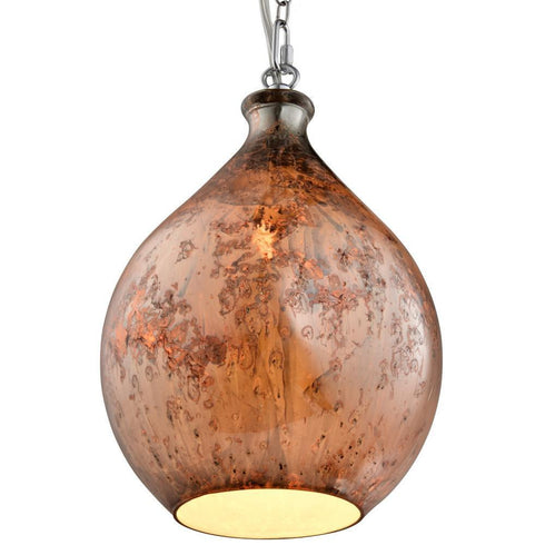 Varaluz French Quarter 1 Light Mini Pendant Pearl Model: 274M01A