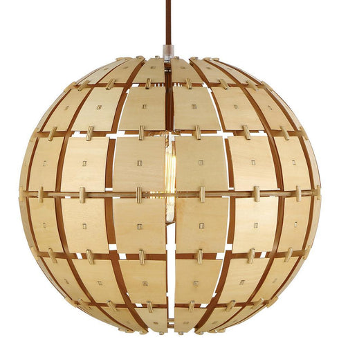 Varaluz 281P01S Wooda Coulda Shoulda Small 1-lt Orb Pendant