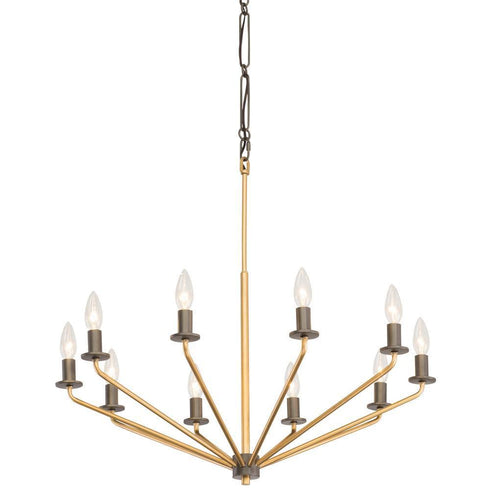 Varaluz 282C10AGRB Jake 1ã˜-lt Chandelier