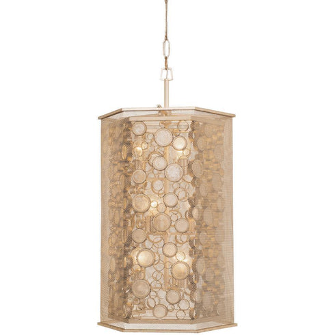 Varaluz 293F09ZG Fascination 9-lt Hex Foyer Pendant