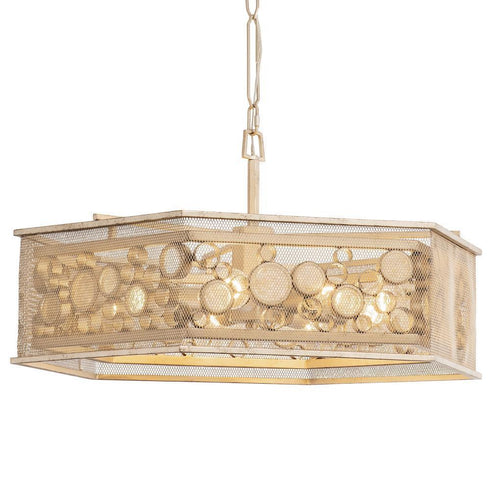 Varaluz 293P09ZG Fascination 9-lt Hex Pendant