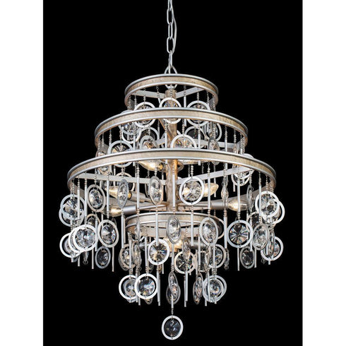 Varaluz 296P09SICM Charmed 9-lt Pendant