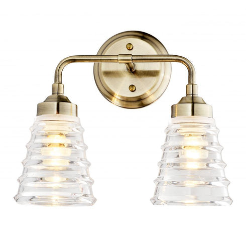 Varaluz Amherst 2 Light Bath Antique Brass Model: 313B02AB