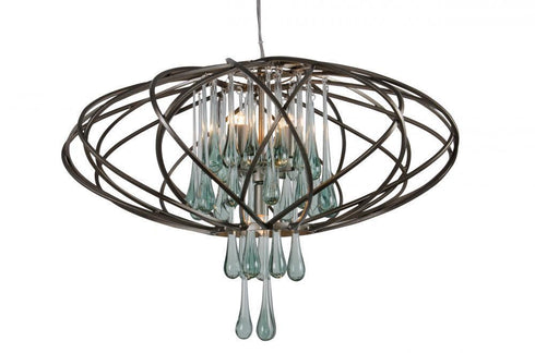 Varaluz Area 51 5 Light Pendant New Bronze Model: 151C05NB