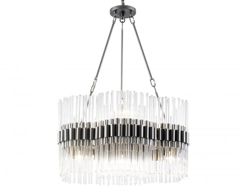 Varaluz Astrid 8 Light Chandelier New Bronze Model: 326C08NB