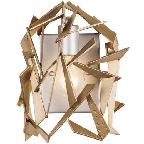 Varaluz Bermuda 1 Light Sconce Silve Champagne Mist Model: 286W01SICM