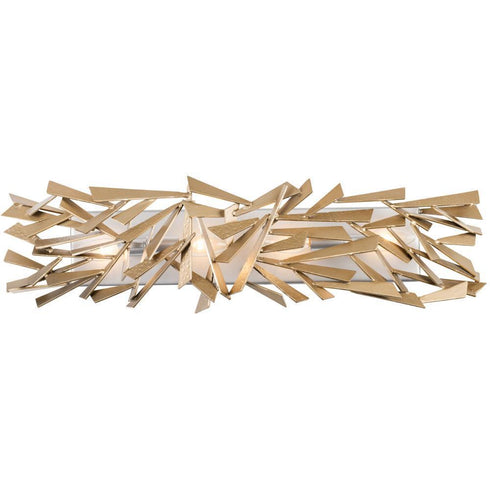 Varaluz Bermuda 4 Light Bath Silve Champagne Mist Model: 286B04SICM
