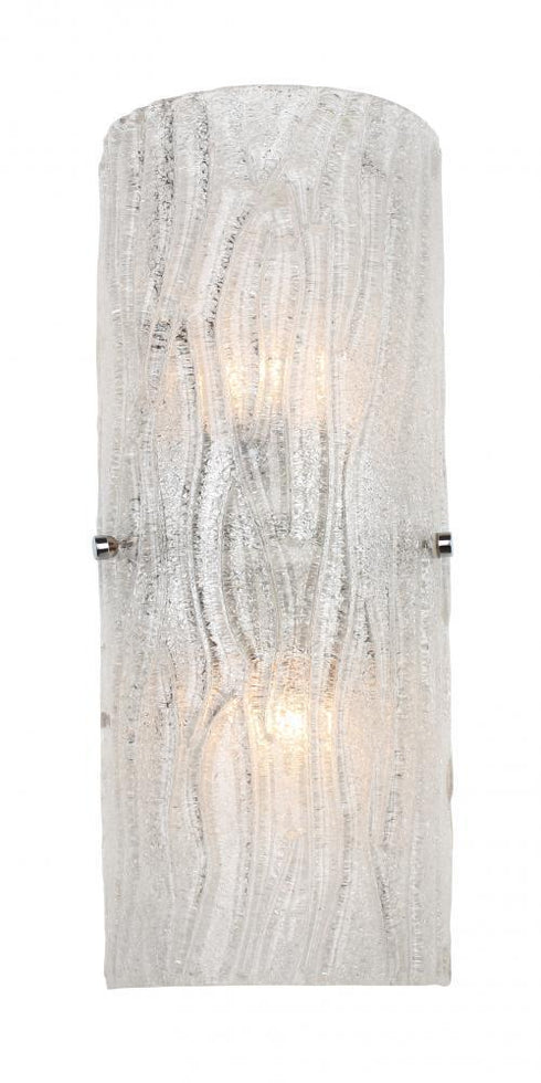 Varaluz Brilliance 2 Light Sconce Chrome Model: AC1102