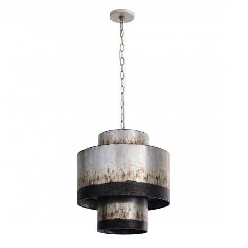 Varaluz Cannery 4 Light Tall Pendant Ombre Model: 323F04OG
