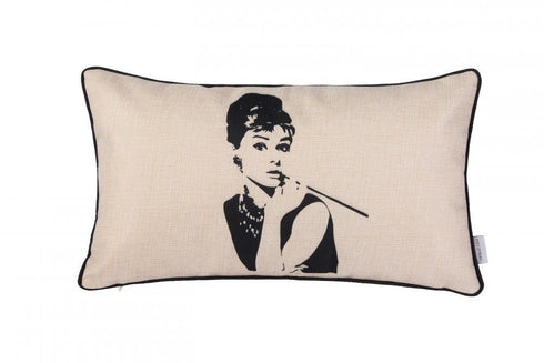 Varaluz Casa Pop Art Lumbar Pillow Black Model: 418A04