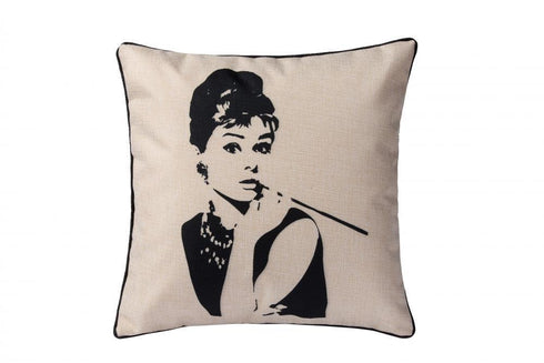 Varaluz Casa Pop Art Throw Pillow Black Model: 418A02