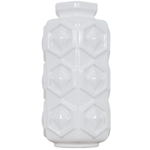 Varaluz Casa Small Hex Vase White Model: 414A01WH