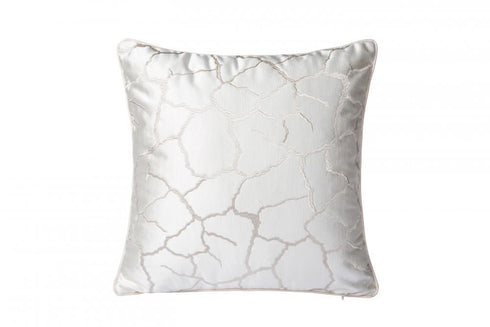 Varaluz Casa White Crackle Square Throw Pillow Model: 426A20