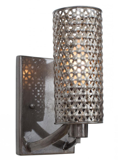 Varaluz Casablanca 1 Light Bath Steel Model: 244B01SL