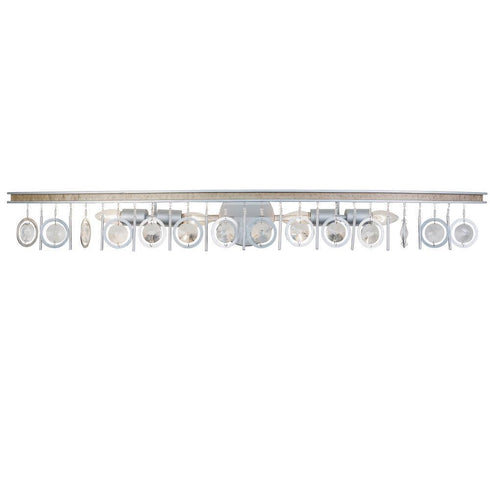 Varaluz Charmed 4 Light Bath Fixture Silve Model: 296B04SICM
