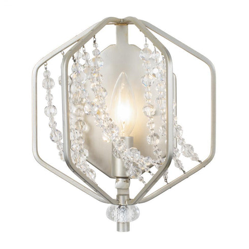 Varaluz Chelsea 1 Light Sconce Silverado Model: 321W01SO