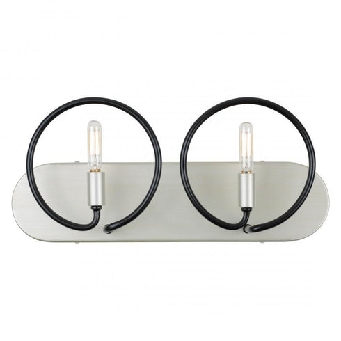 Varaluz Circulo 2 Light Bath Silverad Black Model: 315B02SOBL