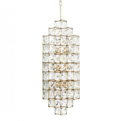 Varaluz Cubic 14 Light Foyer Calypso Gold Model: 329F14CG