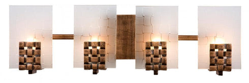Varaluz Dreamweaver 4 Light Bath Blackened Copper Model: 180B04