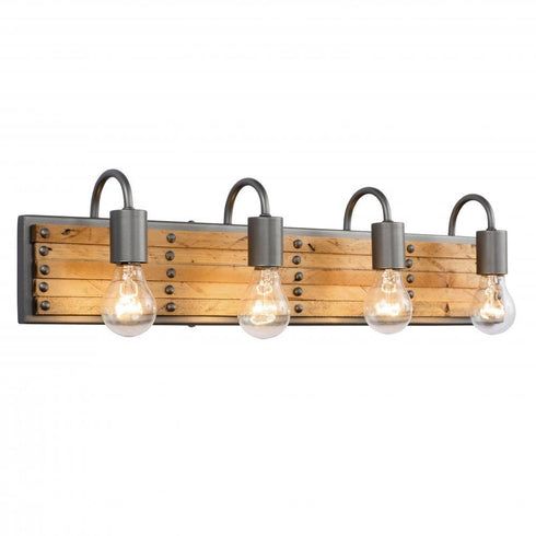 Varaluz Ella Jane 4 Light Bath New Bronze Model: 334B04NB