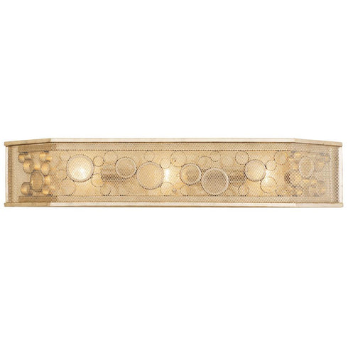 Varaluz Fascination 3 Light Hex Bath Zen Gold Model: 293B03ZG
