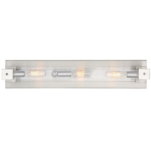 Varaluz Halcyon 3 Light Bath Satin Nickel Model: 292B03SN