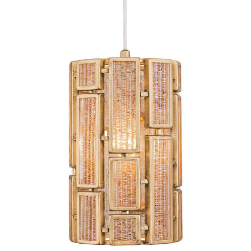 Varaluz Harlowe 1 Light Mini Pendant Havana Gold Model: 255M01HG