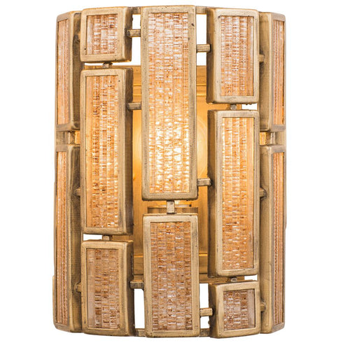 Varaluz Harlowe 1 Light Sconce Havana Gold Model: 255W01HG