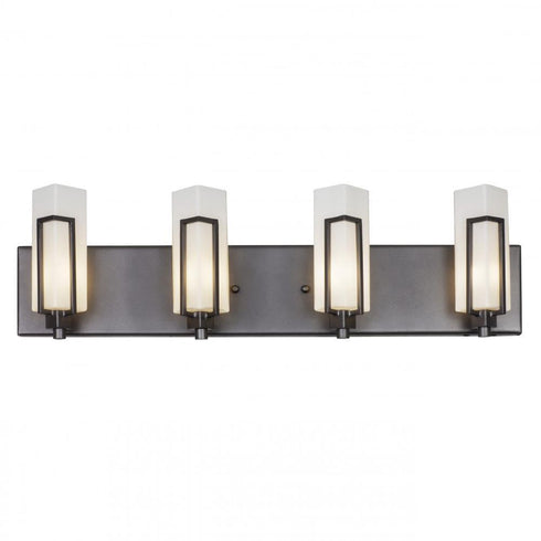 Varaluz Highlander 4 Light Bath Rustic Bronze Model: 267B04RB
