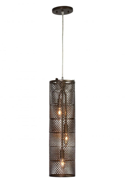 Varaluz Lit Mesh Test 3 Light Foyer Pendant New Model: 231F03NB
