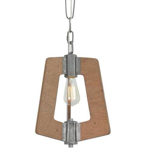 Varaluz Lofty 1 Light Mini Pendant Stee Wheat Model: 268M01SLW