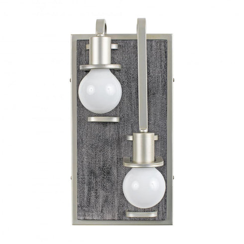Varaluz Lofty 2 Light Right Sconce Silverad Gray Model: 268W02RSOG