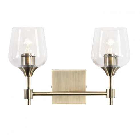 Varaluz Margaux 2 Light Bath Antique Brass Model: 340B02AB