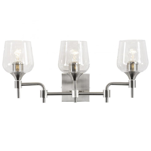 Varaluz Margaux 3 Light Bath Satin Nickel Model: 340B03SN