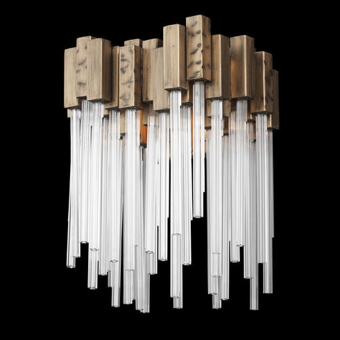 Varaluz Matrix 1 Light Sconce Havana Gold Model: 309W01HG