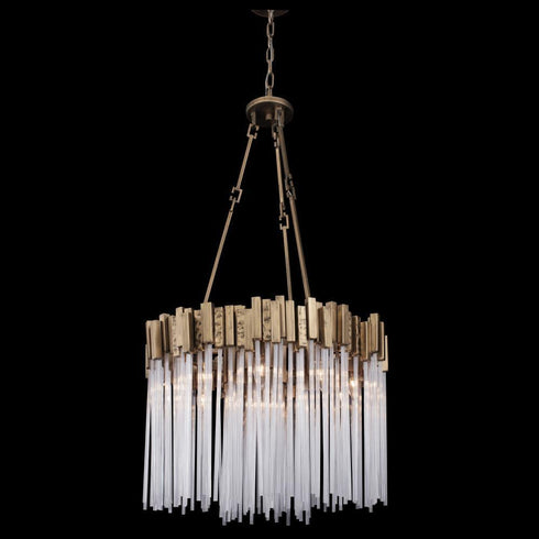 Varaluz Matrix 9 Light Pendant Havana Gold Model: 309P09HG