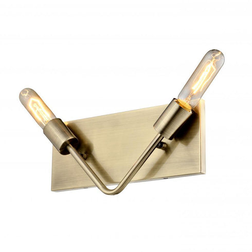 Varaluz Museum 2 Light Bath Antique Brass Model: 310B02AB