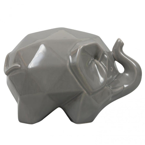 Varaluz Origami Zoo Elephant Statue Grey Model: 401A14GR