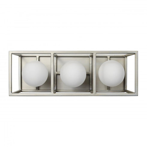 Varaluz Plaza 3 Light Bath Silverad Carbon Model: 325B03SOCB