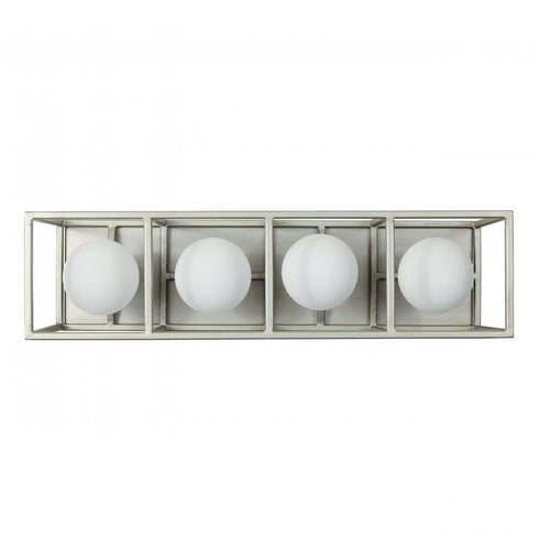Varaluz Plaza 4 Light Bath Silverad Carbon Model: 325B04SOCB