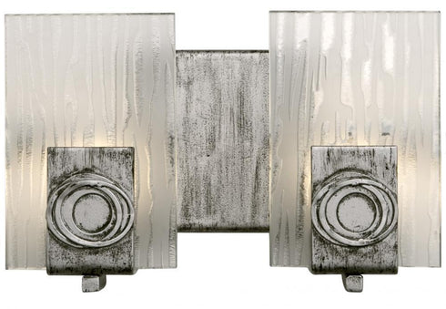 Varaluz Polar 2 Light Bath Blackened Silver Model: 182B02
