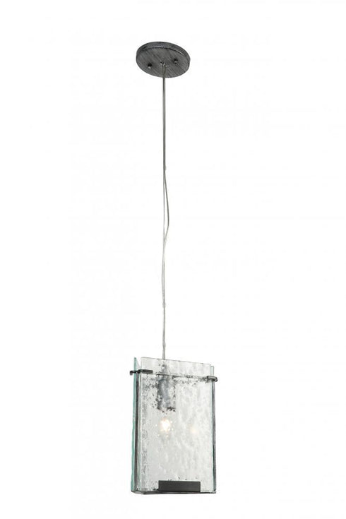 Varaluz Rain 1 Light Mini Pendant Rainy Night Model: 160M01RN