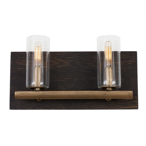 Varaluz Stesso 2 Light Bath Havana Gold Model: 283B02HG
