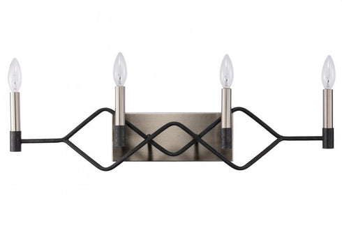Varaluz To Circuit With Love 4 Light Bath Textured Model: 307B04