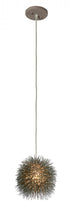 Varaluz Urchin 1 Light Uber Mini Pendant Aqua Model: 169M01SAQ