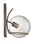 Varaluz Watson 1 Light Sconce Silver Age Model: 243K01SA