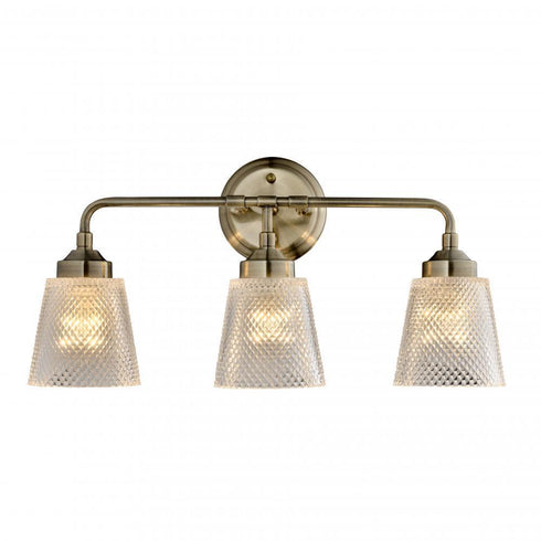 Varaluz Westport 3 Light Bath Antique Brass Model: 312B03AB