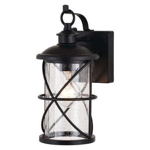 Vaxcel Adams 5.5 In. W Outdoor Wall Light Black Model: T0633